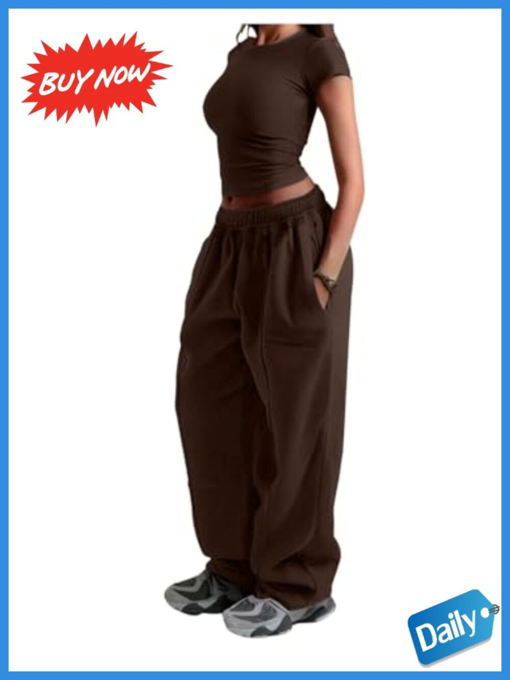 Women's Oversized Wide Leg Sweatpants Joggers Y2K Gym Lounge